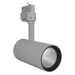 Ledvance LED Schienenstrahler D85 Grau 35W 2660lm 24D - 930 Warmweiß | Höchste Farbwiedergabe 