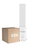 Mehrfachpackung 10x Noxion Lucent PL-S LED  4.3W - 827 Extra Warmweiß | 4-Pins - Ersatz Für 9W