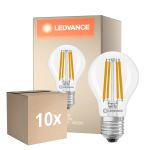 Multipack 10x Ledvance Classic LED E27 Birne Fadenlampe Klar 11W 1521lm - 840 Kaltweiß| Ersatz Für 100W
