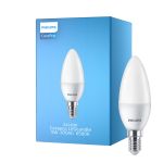 Philips Corepro LED Kerze E14 Matt 5W 470lm - 865 Tageslichtweiß | Ersatz für 40W