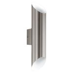 Eglo Wandleuchte Agolada Außenbeleuchtung Rostfreier Stahl Grau 7.4W 660lm - 830 Warmweiß