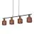 Ledvance Decor Pendelleuchte Braun | Geeignet für 4x E27