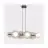 Emibig Pendelleuchte Model Stahl Braun | Geeignet für 6x G9 - Max 8W