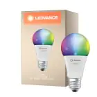 Ledvance Smart+ Wifi E27 Birne Classic 9W 806lm - 827-865 Abstimmbares Weiß | RGBW - Dimmbar - Ersatz für 60W