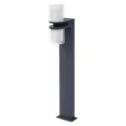 Ledvance Smart+ Wi-Fi LED Sockellampe Flare Dunkel Grau Außenbeleuchtung 14W 1000lm - 830 Warmweiß | 80cm - RGBW - Dimmbar