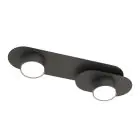 Emibig Deckenleuchte Stilo Stahl Schwarz | Geeignet für 2x GX53 - Max 12W