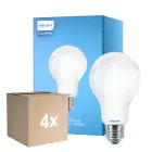 Multipack 4x Philips Corepro LED Glühbirne E27 Birne Matt 17.5W 2452lm - 865 Tageslichtweiß | Ersatz für 150W