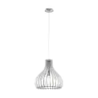 Eglo Pendelleuchte Tindori Stahl Satin-Nickel | IP20 - Geeignet für 1x E27 