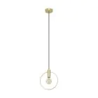 Eglo Pendelleuchte Manizales Stahl Gold | IP20 - Geeignet für 1x E27 